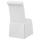 Shawna dining chair under seat frame view