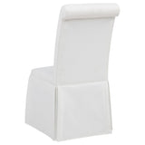 Plastic glide on Shawna chair leg bottom