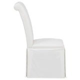 Shawna chair skirt draping to floor