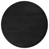 Hamlyn 43-inch Round Wood Dining Room Table Black