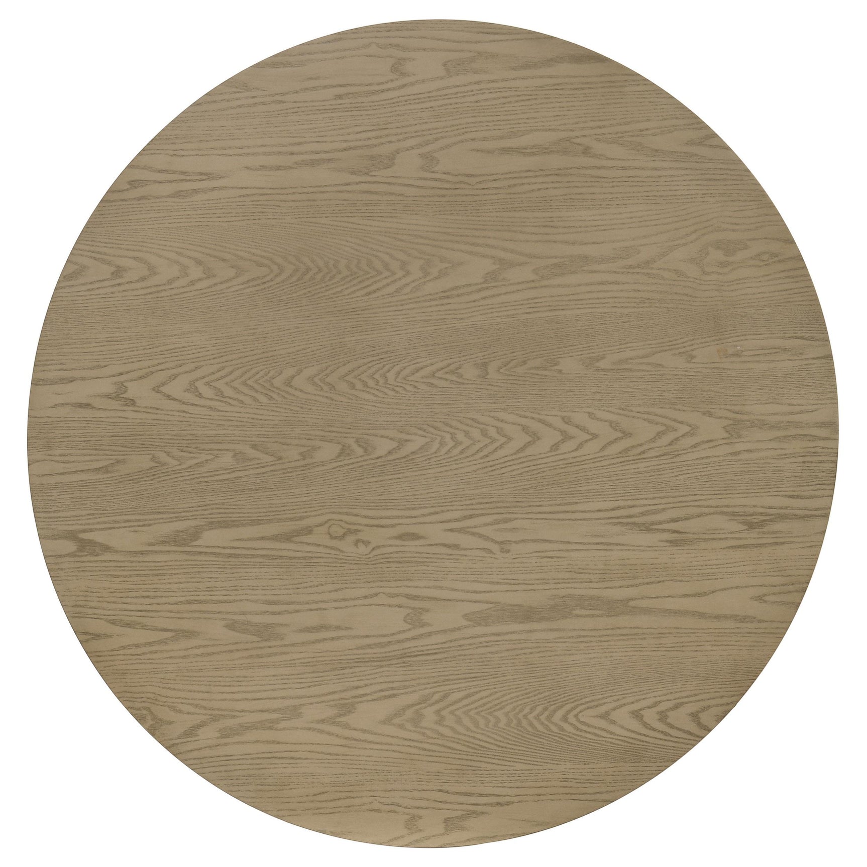 Hamlyn round dining table side angle showing fluted pedestal base