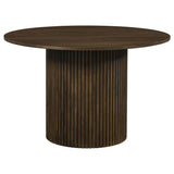 Hamlyn 43-inch Round Wood Dining Room Table Walnut