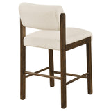 Armless design of Kehoe Upholstered Counter Height Chair
