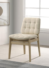 Redbridge velvet chair side view