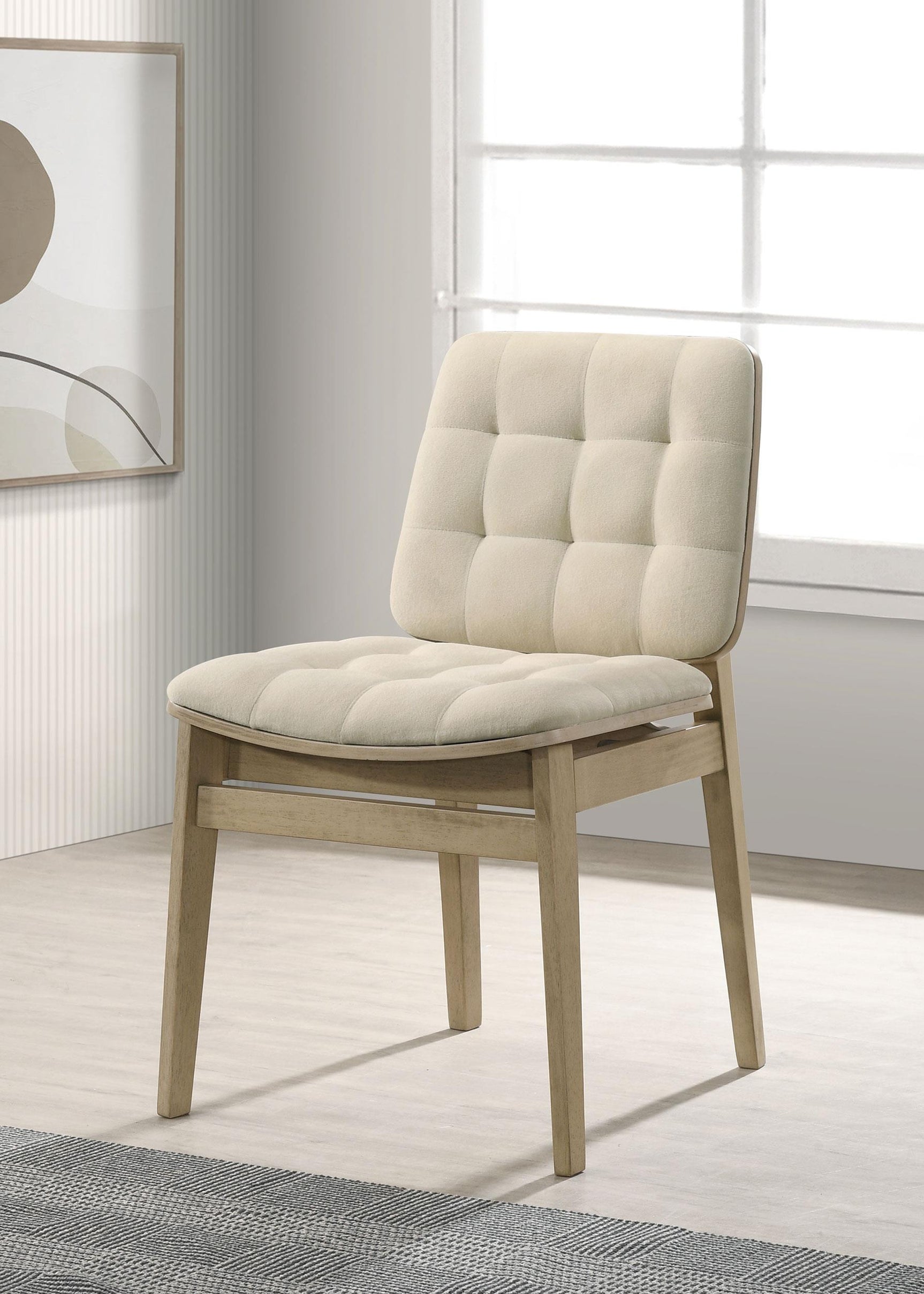 Redbridge velvet chair side view