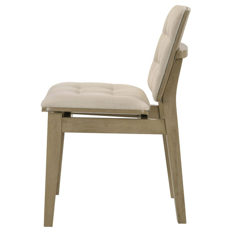 Redbridge chair cream velvet upholstery texture