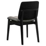 Channel-tufted back and seat design detail