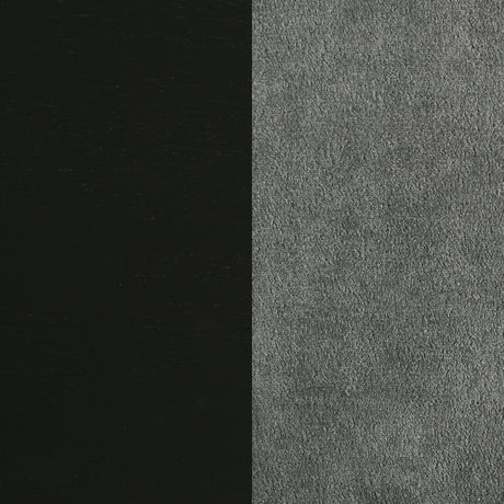 Side chair corner detail with fabric and wood contrast