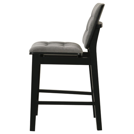 Redbridge counter chair showing scooping seat design