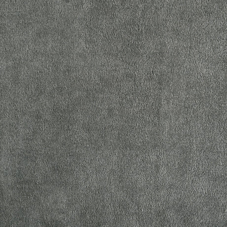 Redbridge Grey Velvet Upholstered Counter Chair and Black Wood Frame front view