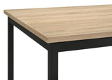 Back angle of Garza dining table