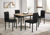 Top view of Garza 48-inch rectangular dining table