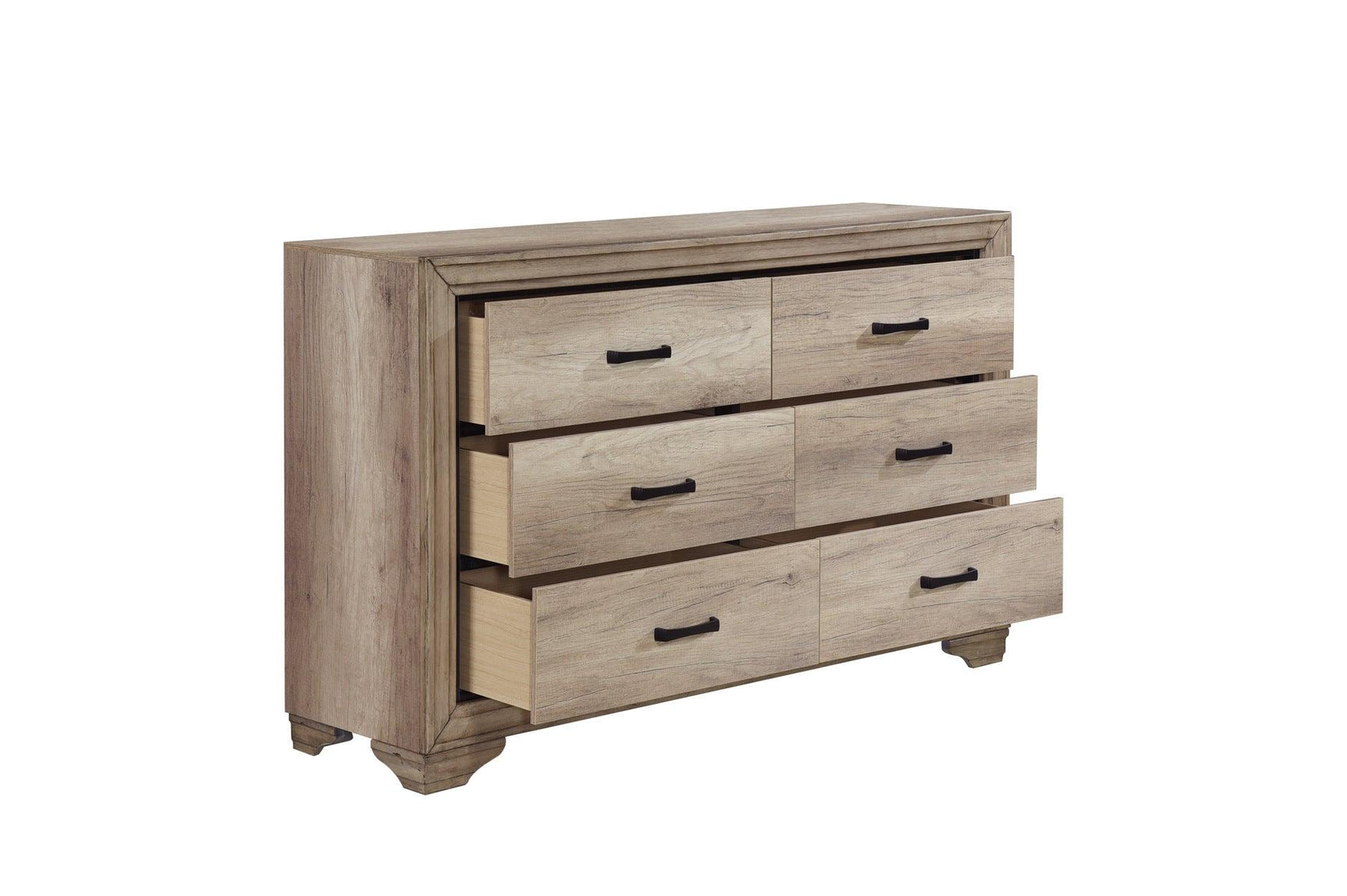 Full bedroom set with chest and nightstand included