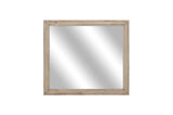 Lonan Rust bedroom dresser with mirror