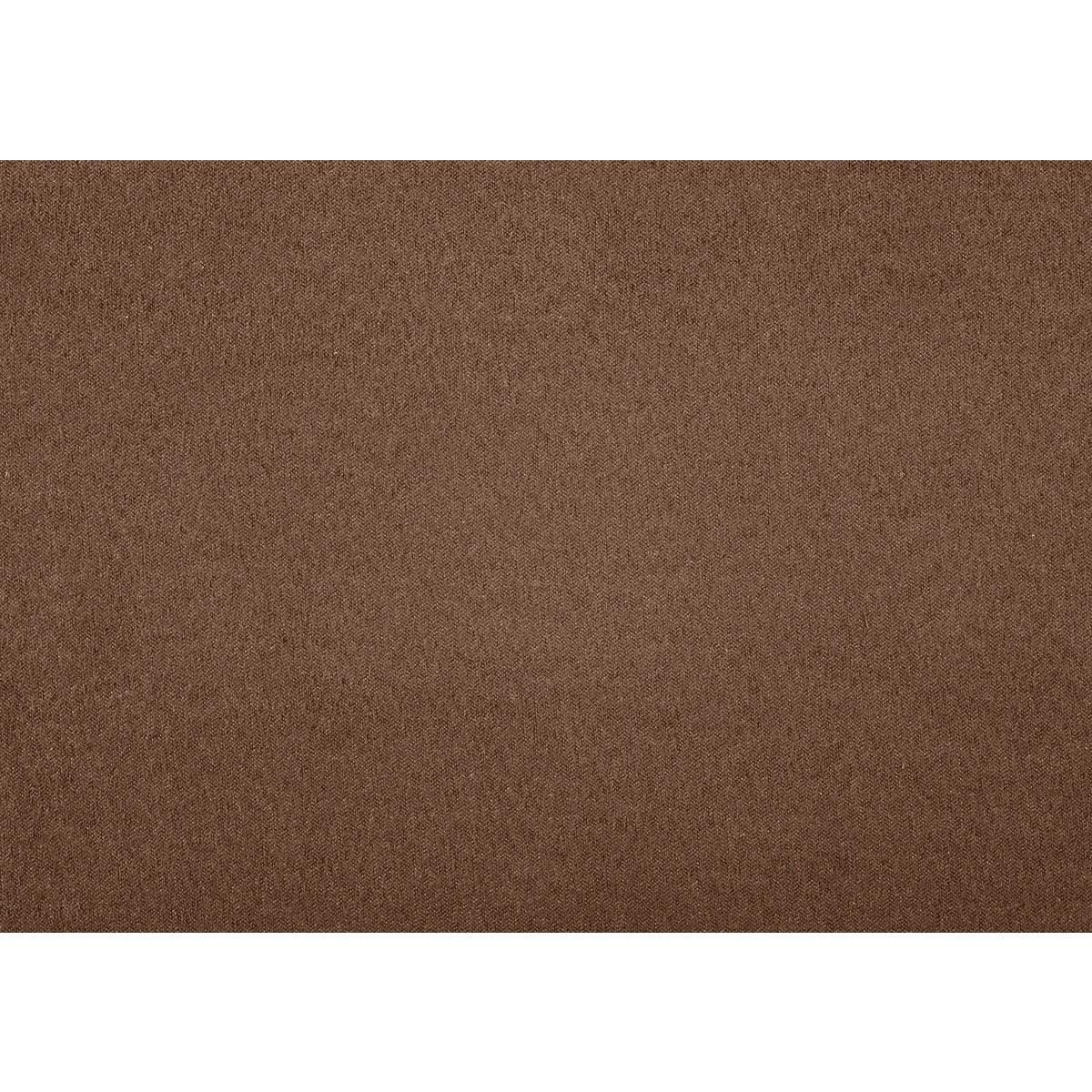 Side angle of Chocolate Fabric Tufted Sectional sofa