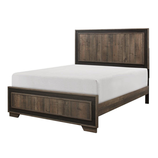 Ellendale Queen Bed angled view showing headboard detail