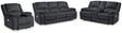 Draycoll Slate Sofa, Loveseat and Recliner Set — product image 2