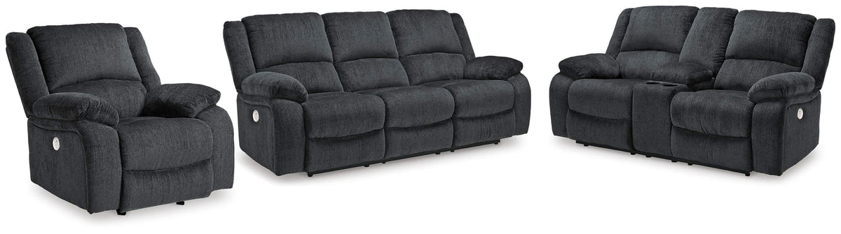 Draycoll Slate Sofa, Loveseat and Recliner Set — product image 2