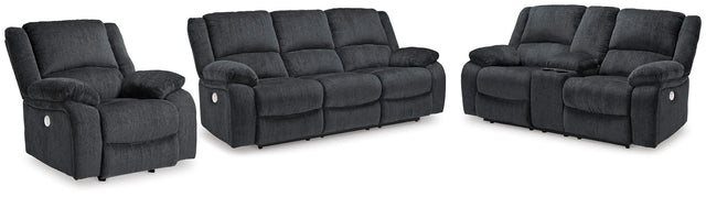 Draycoll Slate Sofa, Loveseat and Recliner Set — product image 2