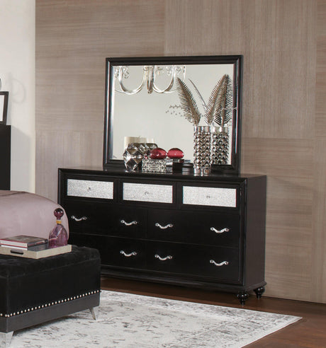 Barzini Upholstered Storage Bench angled side view
