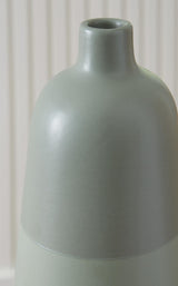 Peerland Sage Green Ceramic Vase — detail view