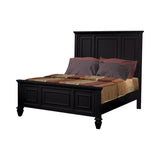 Sandy Beach Black Vertical Dresser Mirror on bedroom wall