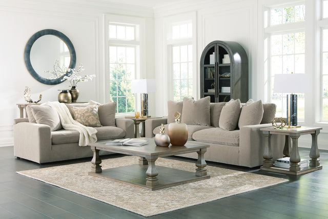 Maxton Pebble Sofa and Loveseat Set — product view