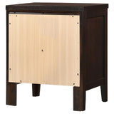 Top view showing smooth cappuccino finish surface