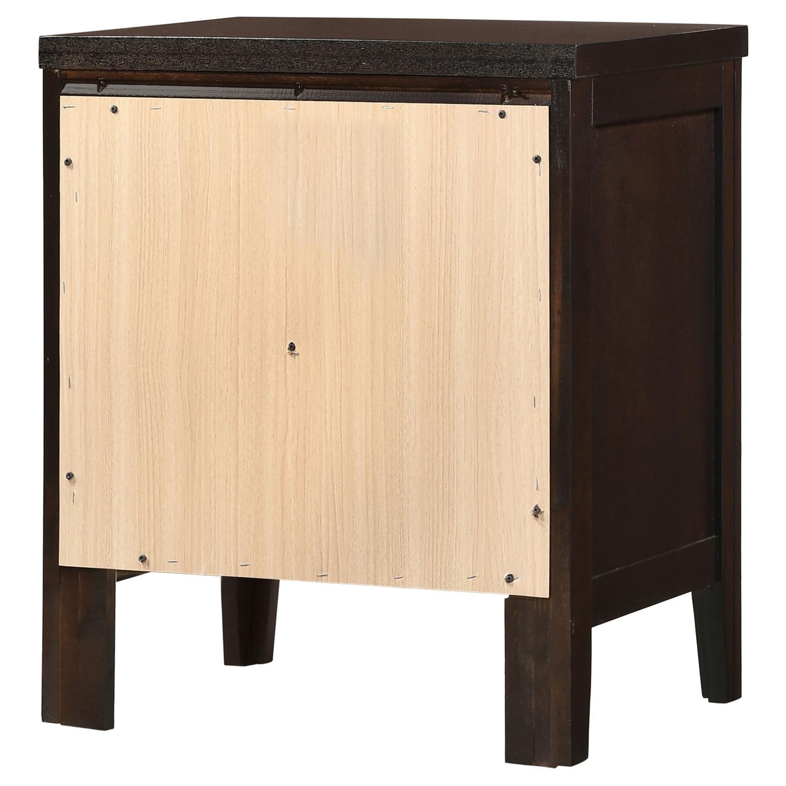 Top view showing smooth cappuccino finish surface