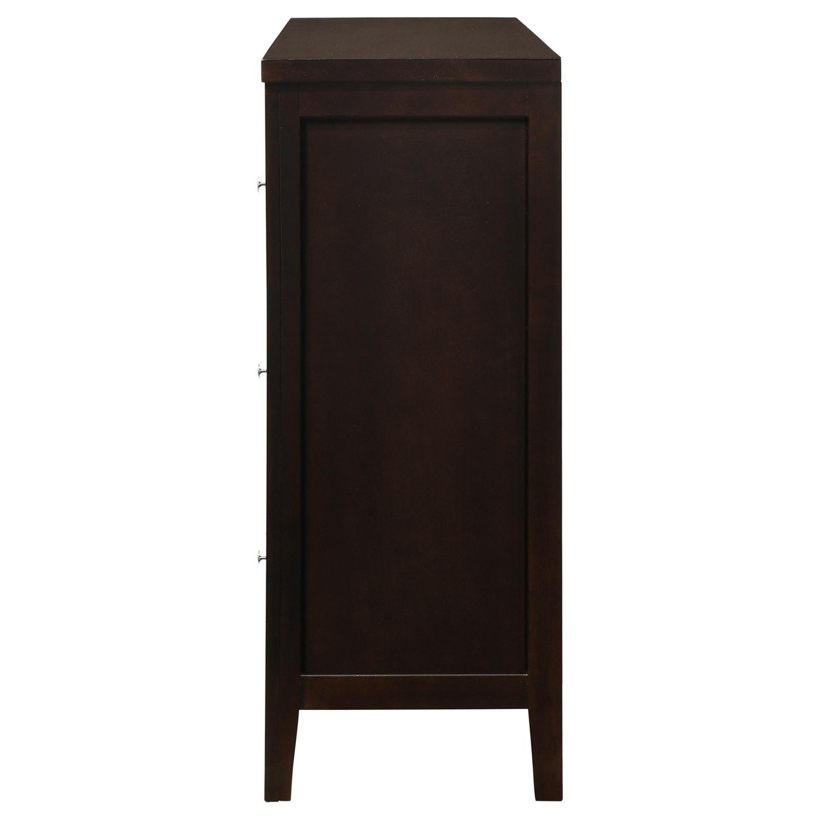 Tapered leg detail of Carlton dresser