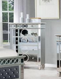 Bella Mirrored Chest front view showcasing mirrored drawers