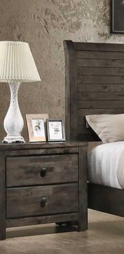 Farmhouse Nightstand - Ella Furniture front view