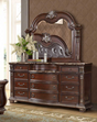 Castlefield cherry wood dresser front view