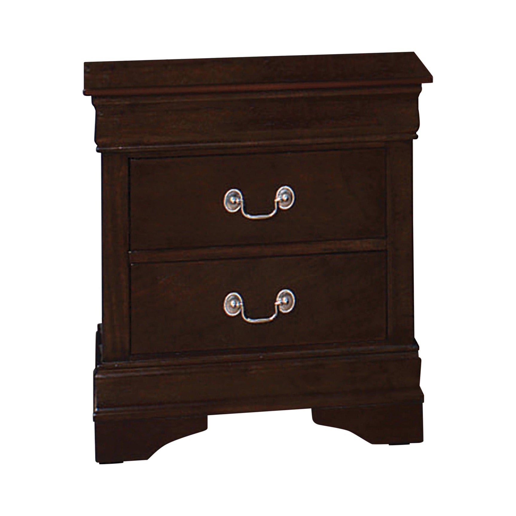 Louis Philippe Queen Panel Sleigh Bed Cappuccino - Ella Furniture
