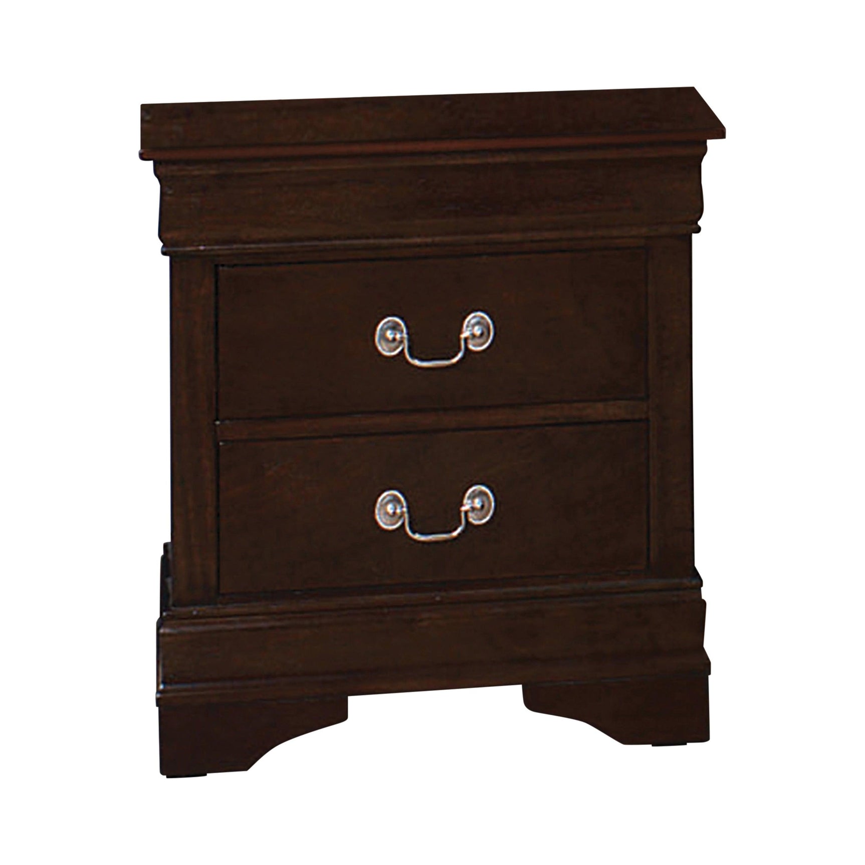Louis Philippe Twin Panel Sleigh Bed Cappuccino - Ella Furniture