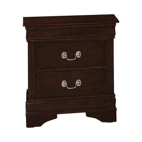 Louis Philippe Chest with drawers partially open highlighting construction