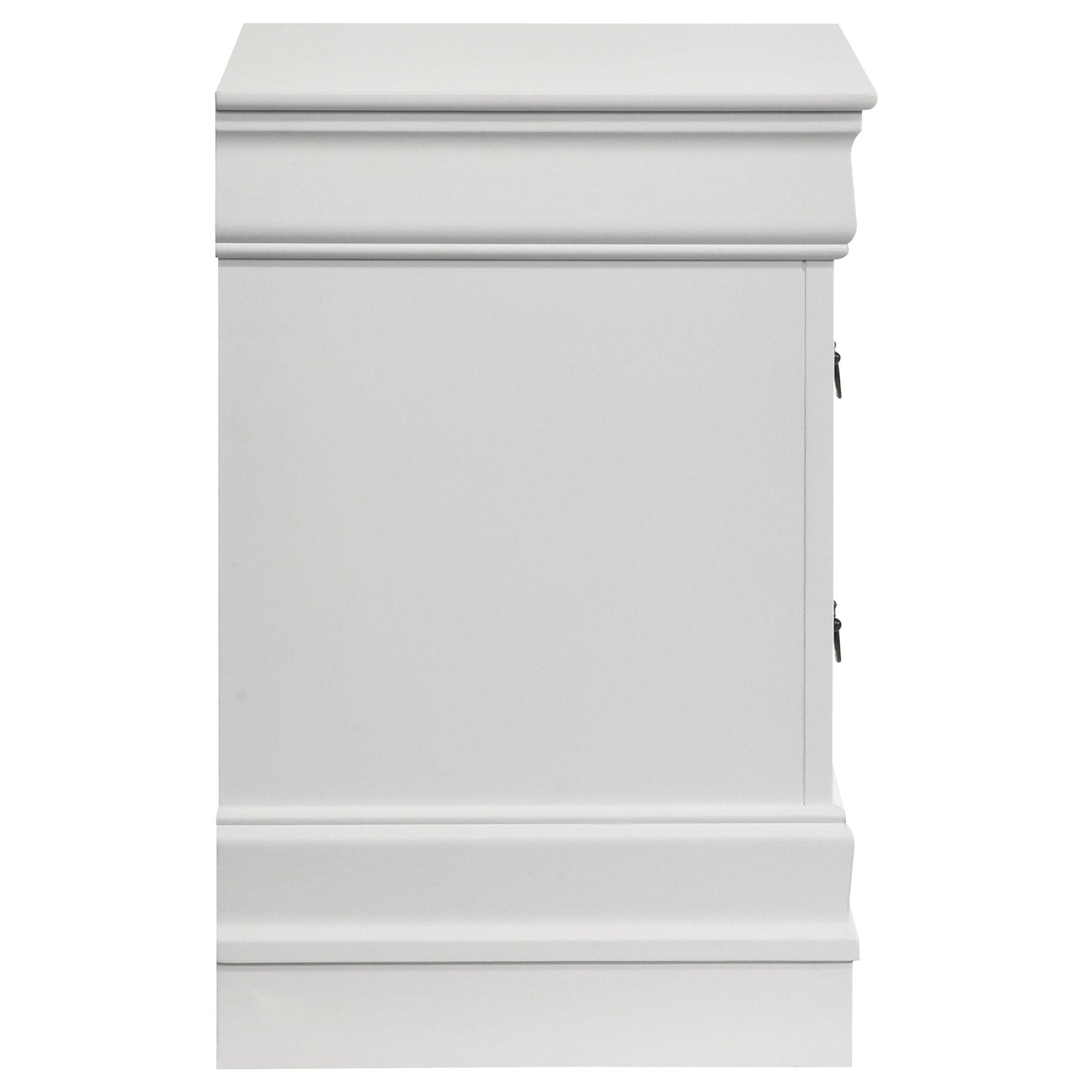 Close view of molded trim and finish
