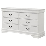 Top surface of Louis Philippe dresser