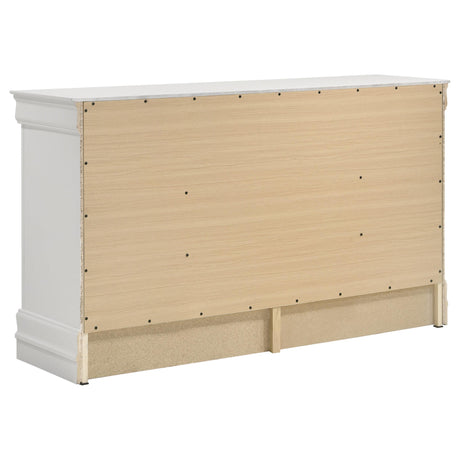 Drawer glide mechanism inside dresser