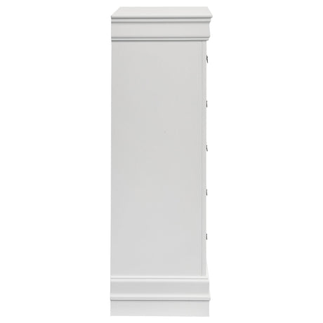 Louis Philippe chest viewed from slight angle