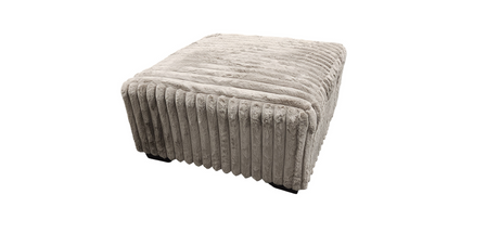 Texan Mocha Ottoman front view