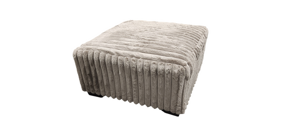 Texan Mocha Ottoman front view