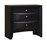 Briana Eastern King Platform Storage Bed Black full bed view