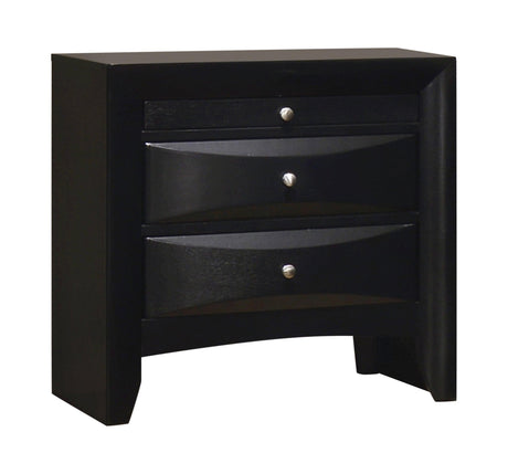 Briana Eastern King Platform Storage Bed Black full bed view