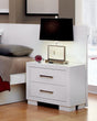 Jessica 2-Drawer Nightstand White - Ella Furniture