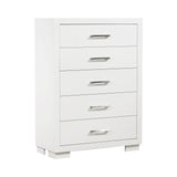 Jessica 2-Drawer Nightstand White - Ella Furniture