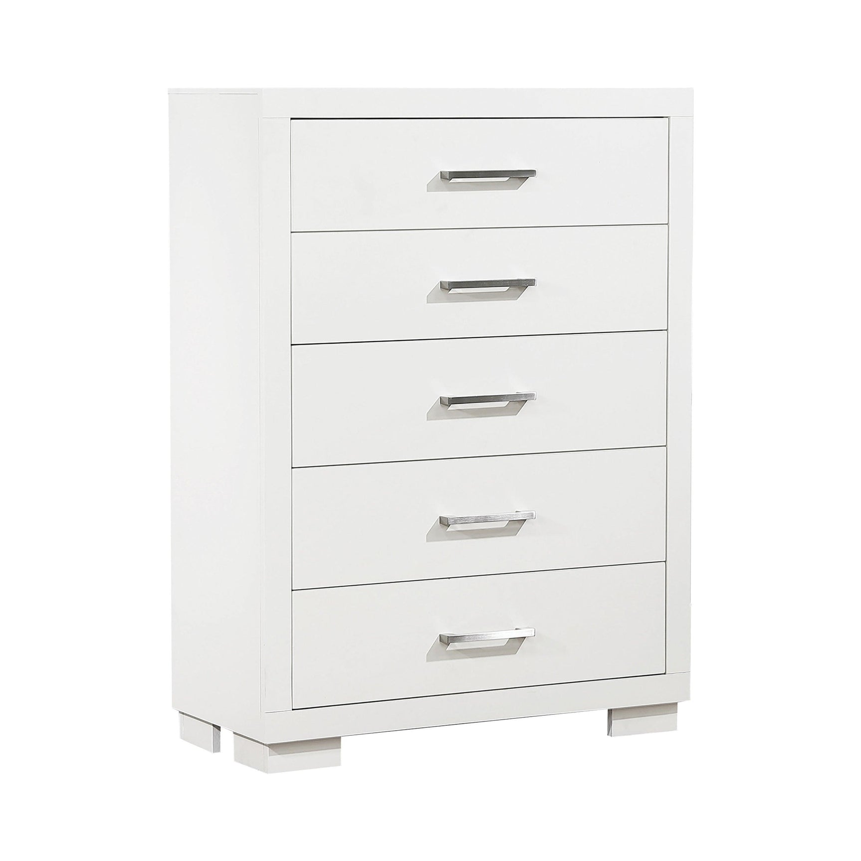 Jessica 2-Drawer Nightstand White - Ella Furniture
