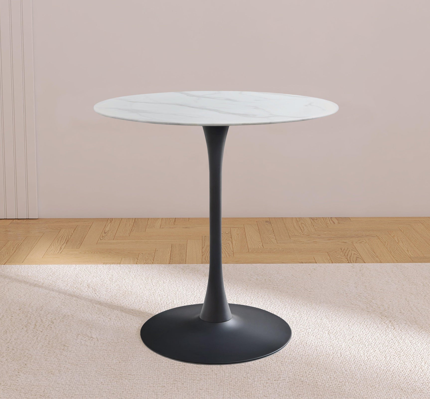 Tulip Black 36" Counter Height Table - Ella Furniture