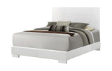Felicity Glossy White Rectangular Dresser Mirror front view