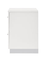 Felicity Nightstand chrome handle close-up
